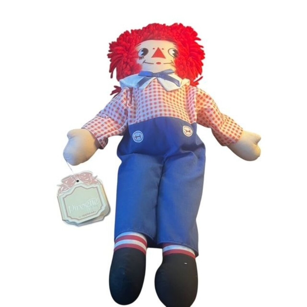 Vintage New With Tags Piroette by Applause Raggedy Andy Doll 18"